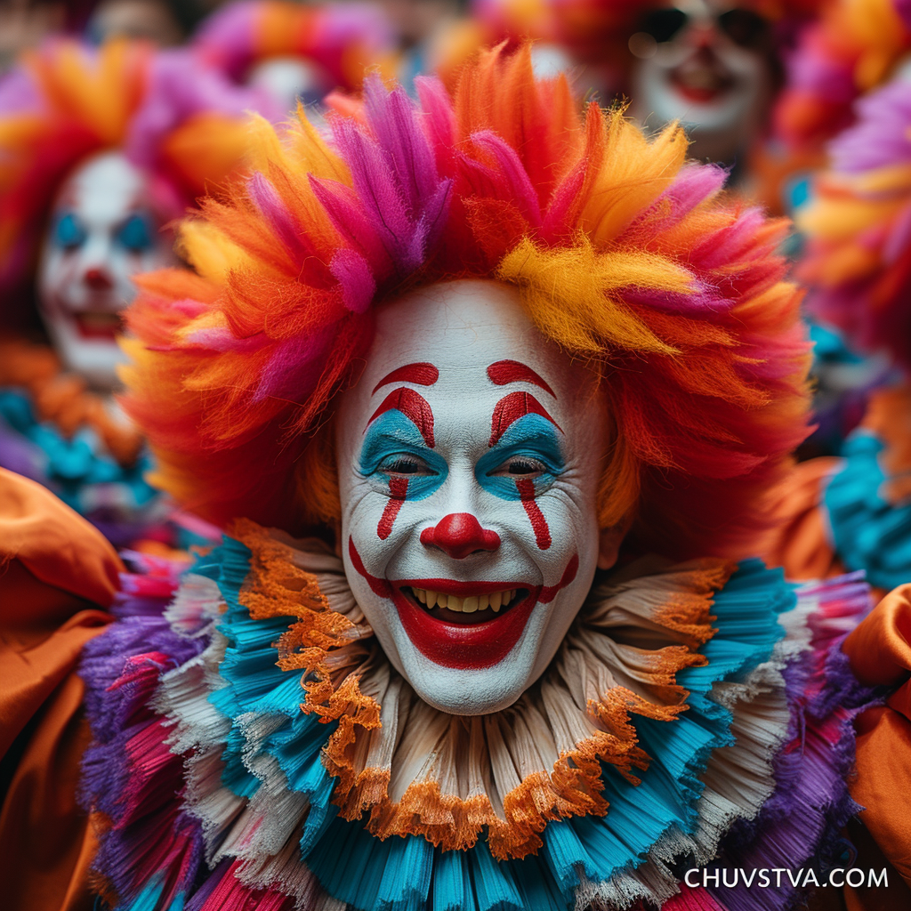 Статья рассматривает фобию перед клоунами и предлагает способы справиться со страхом и осмелиться посмотреть в их лица.