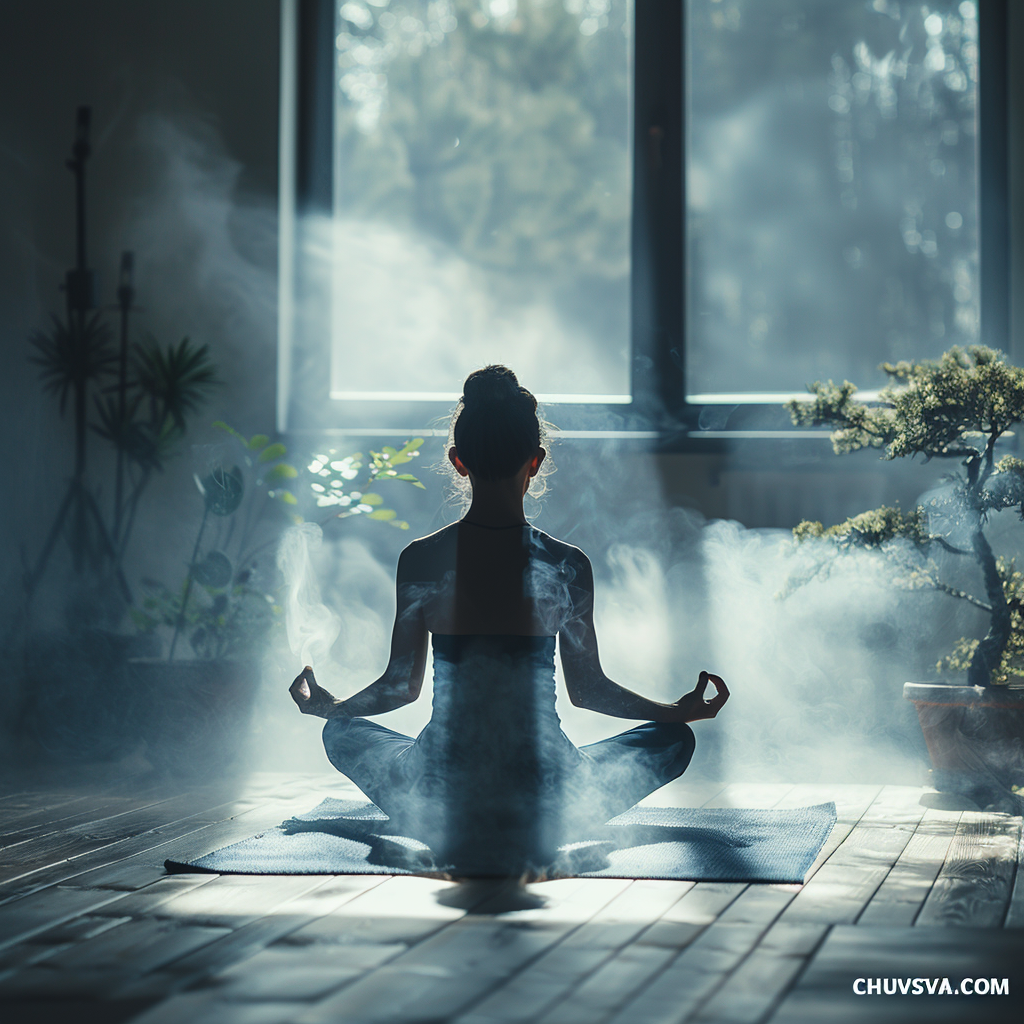 Анапанасати медитация - практика осознавания дыхания и описание её техники в йоге для достижения гармонии и внутреннего покоя.