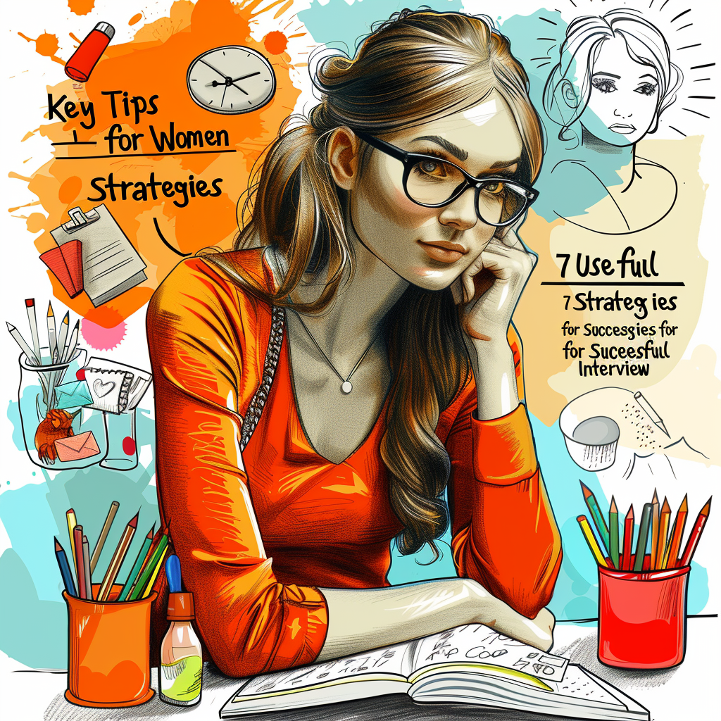 Шпаргалка с 7 полезными советами для женщин, чтобы успешно пройти собеседование и получить желаемую работу.